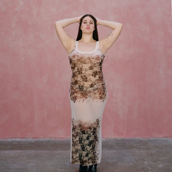 rare 90s jean paul gaultier scarf wrap ups grape print - Picture 10 of 13